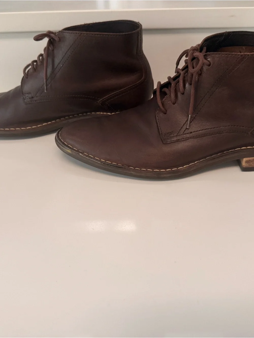 Cole Haan Brown Leather Chukka Boots